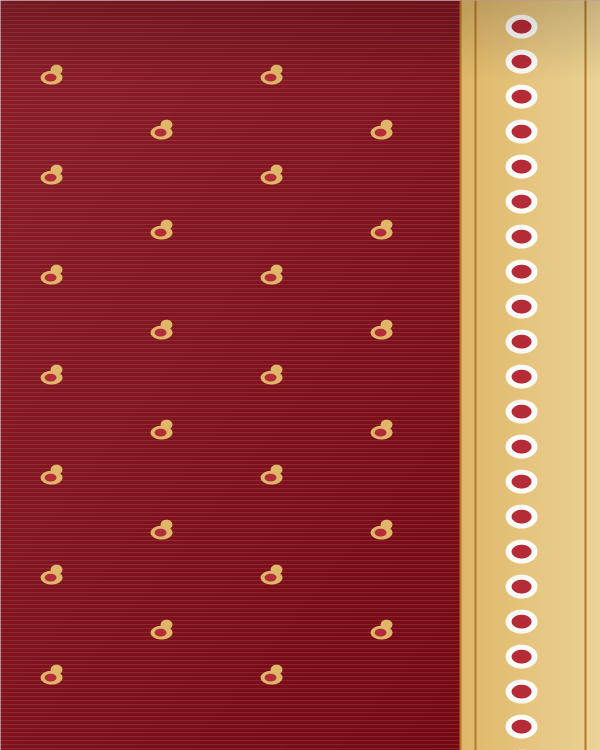 Crimson Red Heritage Drape Saree